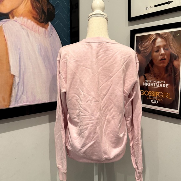 Golden Goose Pink Cheetah Metallic Sweatshirt M - Picture 4 of 5